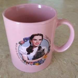 The Wizard Of Oz Dorothy Judy Garland  Movie Cast Coffee Mug Pink Art Deco Print